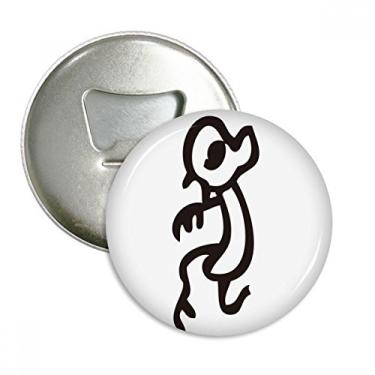 Imagem de Bones Inscriptions Abridor de garrafas de macaco do zodíaco chinês emblema multifuncional