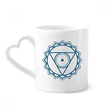 Imagem de Totem Flor Geometria Símbolo Círculo Caneca Café Cerâmica Copo Coração Vidro