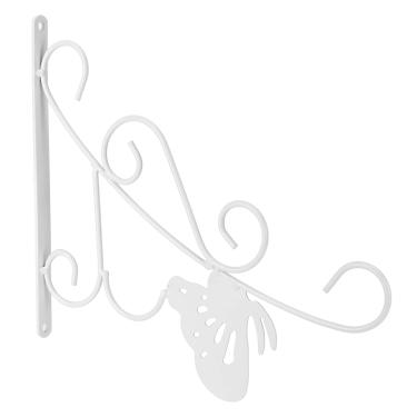 Imagem de Gancho de vaso de flores, suporte de planta pendurado na parede suporte de planta pendurado cabide de vaso de flores com acessórios de parafuso de montagem para jardins para parede de casa