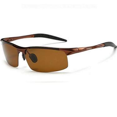 Imagem de Oculos de Sol Masculino Esporte com Proteção Uv400 Polarizados Oculos de Sol AORON 8888-A (C7)