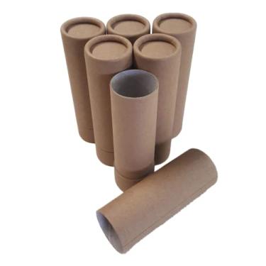 Imagem de Recipientes desodorantes de papelão vazio – Estilo push-up com enchimento superior, reutilizável e biodegradável #2