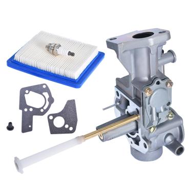 Imagem de Carburador 498298 com vedação de ignição filtro de ar de substituição para Briggs & Stratton 135202 135207 135212 135217 692784 495951 492611 490533 495426 carburador