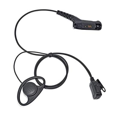 Imagem de Fone de ouvido Walkie Talkie com microfone para Motorola APX6000 APX8000 APX7000 rádios portáteis, fone de ouvido de rádio com gancho em forma de D para MOTOTRBO XPR7550e XPR7550 XPR7350e XPR7380e