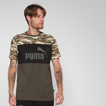 Imagem de Camiseta Puma Essentials Camo Masculina-Masculino