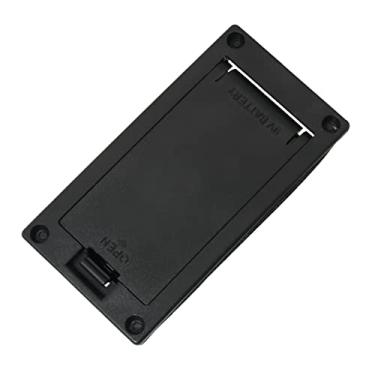 Imagem de MEETOOT Caixa de bateria de 9 V suporte 72,5 x 38 x 22 mm caixa de capa de bateria de guitarra para captador ativo de baixo de guitarra
