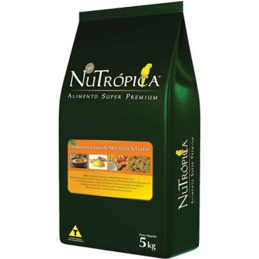 Imagem de Ração Nutrópica Farinhada à Base de Mel, Ovos e Frutas - 5 Kg
