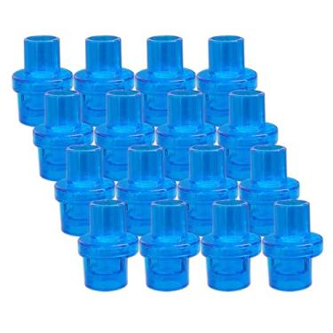 Imagem de ELYSAID Pacote de 100 peças de válvulas de treinamento de máscara de resgate CPR Válvula unidirecional para máscara de treinamento - Embalado individualmente