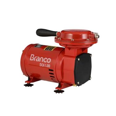 Imagem de BRANCO MOTORES COMPRESSOR DE AR PORTÁTIL VERMELHO 5 METROS