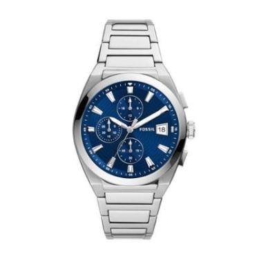 Imagem de Relógio Fossil Masculino Everett Prata - FS5795/1KN FS5795/1KN-Masculino
