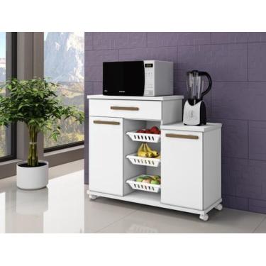 Imagem de Armário de Cozinha com Fruteira Teresina Arte Móveis, Branco