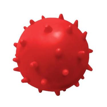 Imagem de Brinquedo Furacão Pet Bola de Borracha Maciça Mamona Vermelho para Cãe