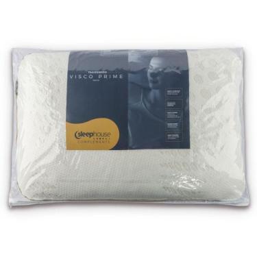 Imagem de Travesseiro Visco Prime Macio 60X40X12 Sleep Complements, 60x40, Branc