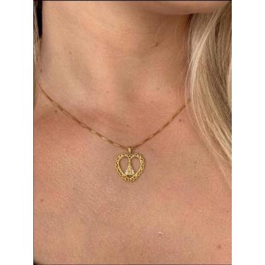 Imagem de Colar Banhado a Ouro 10 Milésimos Cordão 50cm - Tojoia18k