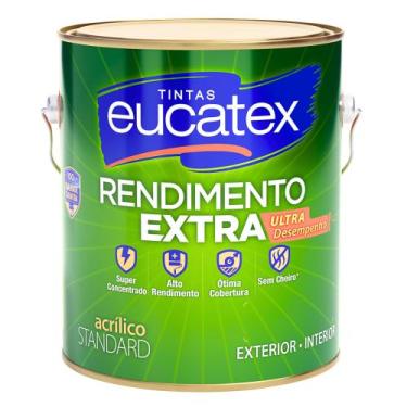 Imagem de Tinta Parede Concentrada Rendimento Extra Anti Mofo 3,6L Eucatex, Bran