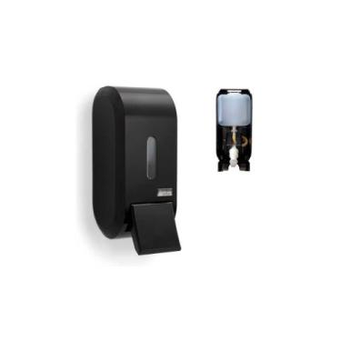 Imagem de Dispenser Urban Compact Saboneteira/álcool Gel - Preto Premisse