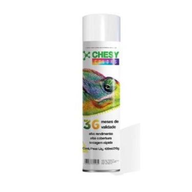 Imagem de Tinta Spray 400 ml Branco fosco alta temperatura - CHESY COLORS