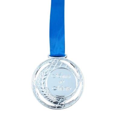Imagem de Medalha de Ouro Prata ou Bronze Honra ao Merito C/Fita 70mm - Crespar,