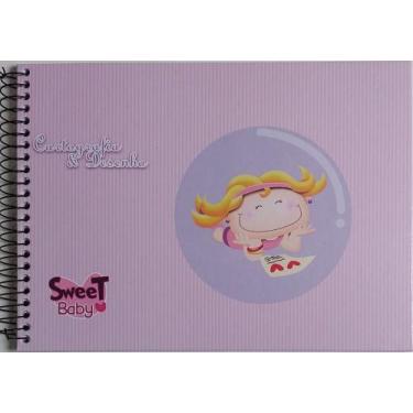 Imagem de Caderno de Cartografia e Desenho Máxima Baby 96 folhas Capa Dura Fem. 