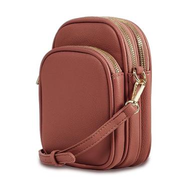 Imagem de Mali+Lili, Bolsa transversal Josie com zíper triplo, Marrom, Small