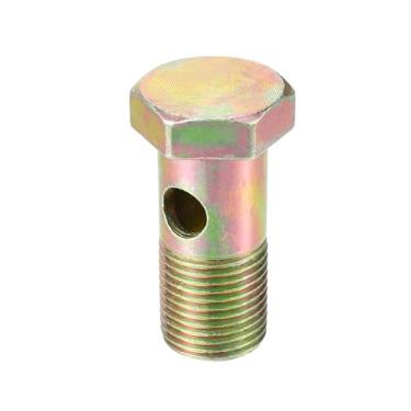 Imagem de VekAuto Parafuso Banjo duplo, G1/5.1 cm Comprimento 53 mm Turbo Linha de Freio Adaptador Universal para Carro Durável Metal Bronze Tom