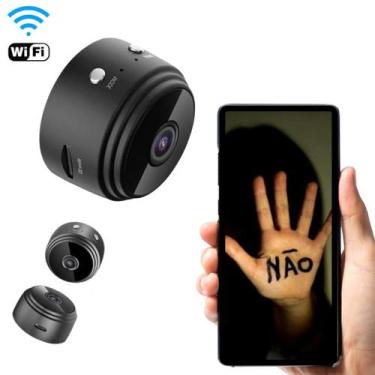 Imagem de Camera Espiã Sem Fio Com Som Visão Noturna Escuta A99 - ULTRA GOODS