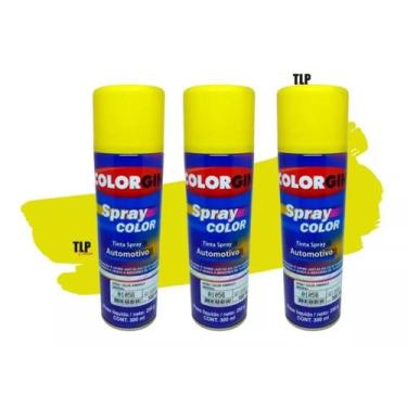Imagem de Spray Colorgin Amarelo Automotiva Imperial 5un - COLOR GIN