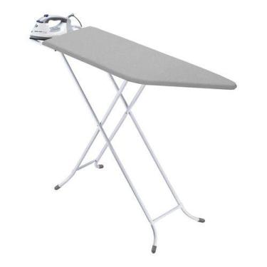 Imagem de Tabua De Passar De Aco 4 Niveis Com Antiderrapante - Spaceo