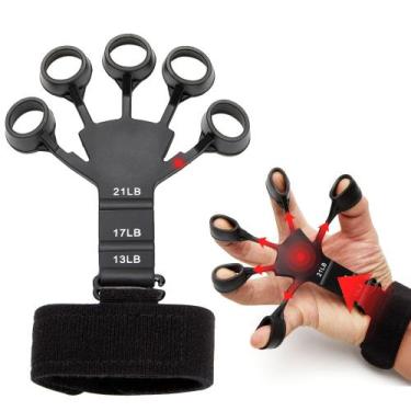 Imagem de Exercitador Fortalecedor de Dedos Extensor Elastico Resistência para M