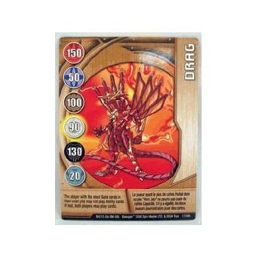 Imagem de Bakugan Battle Brawlers Metal Gate Command Card - Drag