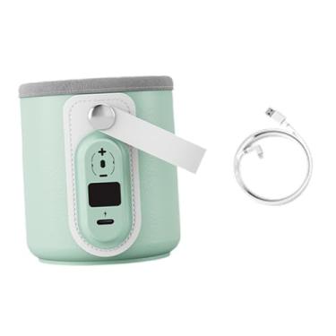 Imagem de Garende Aquecedor materno, aquecedor de mamadeira de carregamento rápido, aquecedor para viagens, interno, externo, para sair, 7 a 8cm