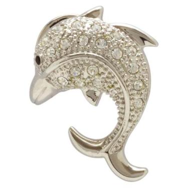 Imagem de Broche Strass Golfinho BRG8591 - Akasaki