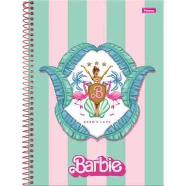 Imagem de Caderno 1X1 Capa Dura Barbie Teen 80 Folhas Pacote com 4 - Foroni