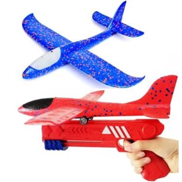 Imagem de Arminha Lançador de Aviões com Aviãozinho Planador com Luz