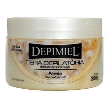 Imagem de Cera Depilatória Pérola Exclusiva Para Buço 250g - Depimiel