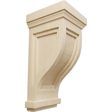 Imagem de Ekena Millwork COR04X05X10TRRW Corbel, 11 cm L x 12 cm P x 25 cm A, Rubberwood