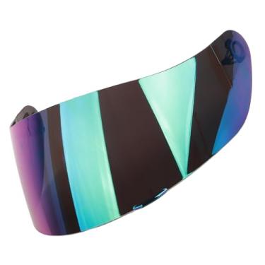Imagem de Lente do Capacete da Motocicleta Viseira Pára- Substituição para Kit para Agv K5 K3sv Universal Leve Resistente Transparente Tawny Prata Colorido (Colorido)