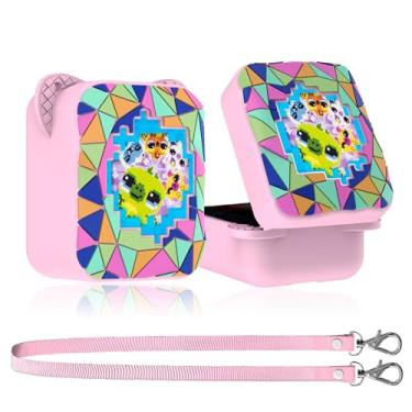 Imagem de SKRVGOJFG Capa de silicone para brinquedo interativo Bitzee Magicals, capa protetora 2 em 1 + cordão para brinquedos interativos Bitzee Magicals, acessórios eletrônicos para animais de estimação -