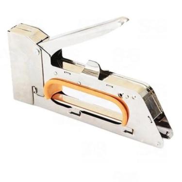 Imagem de Grampeador Manual Pistola Multifuncional 4 a 8mm Tapeçaria - Black Bul