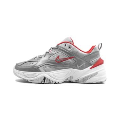 Imagem de Tênis de corrida feminino Nike M2K TEKNO cano baixo com cadarço, Metallic Silver, 7.5