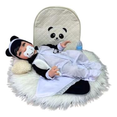 Imagem de Bebê Reborn Menino Silicone Realista Mochila E Acessórios