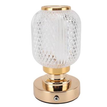 Imagem de Lâmpada de Mesa Sem Fio Entendida Portátil Ajuste Portátil Bateria Operada LED LED Touch Lamp 3 Modos Coloridos para o Quarto