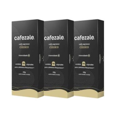 Imagem de 30 Cápsulas Compatíveis Nespresso Café Cafezale Clássico