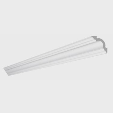 Imagem de Moldura de Teto Rodateto de Poliestireno M3 Metro Linear - caixa com 2 m - Branco