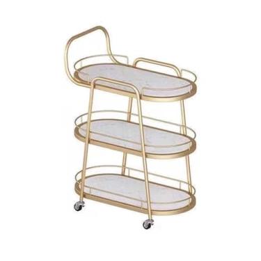 Imagem de Carrinho de Armazenamento Carrinho de bar para casa com prateleiras Mini carrinho de vinho para servir bebidas para Natal, cozinha, festa, sala de jantar, sala de estar Carrinho de Armazenamento(Branc