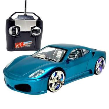 Imagem de Ferrari F430 Perfect Carro Carrinho Controle Remoto Azul - Futuro Kids