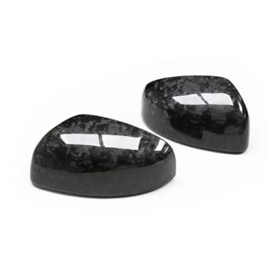 Imagem de Capa de espelho compatível com Nissan Z34 370Z 2009-2020, capa de concha reversa de fibra de carbono forjada para porta lateral de carro, retrovisor(Forged Carbon Fiber)