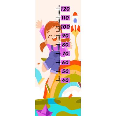 Imagem de Régua De Crescimento Infantil Menina