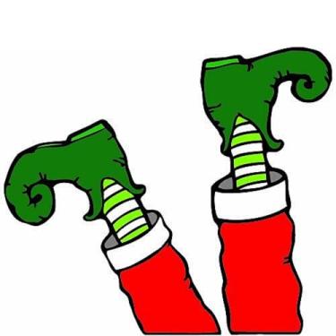 Imagem de Elf Legs Magnetic Car Decal, Funny Magnets for Bumpers, Fridges, Whiteboards, Garage Doors, Lockers, and More, Indoor and Outdoor Christmas Decorations