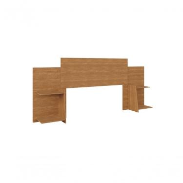 Imagem de Cabeceira Box Grecia 100% Mdf Com 3 Estágios De Montagem Cor:cinamomo