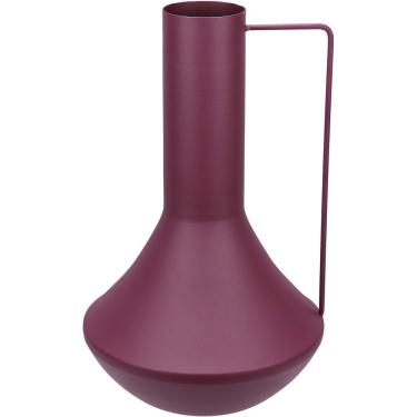 Imagem de Vaso Decorativo Enfiete Casa Aparador Garrafa Home&co Metal 35x21x21cm Roxo